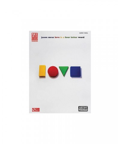 Jason Mraz Love is a Four Letter Word Songbook $12.25 Books