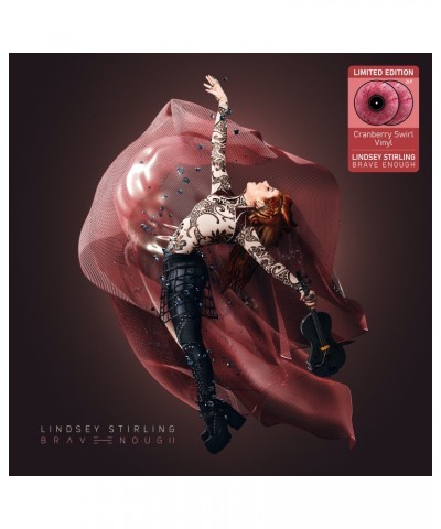 Lindsey Stirling Brave Enough Cranberry Swirl Vinyl Record $4.80 Vinyl