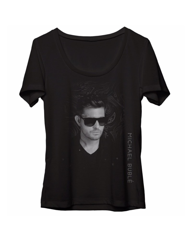 Michael Bublé Buble Shades Womens Slouchy T-shirt $19.95 Shirts