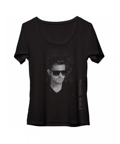 Michael Bublé Buble Shades Womens Slouchy T-shirt $19.95 Shirts