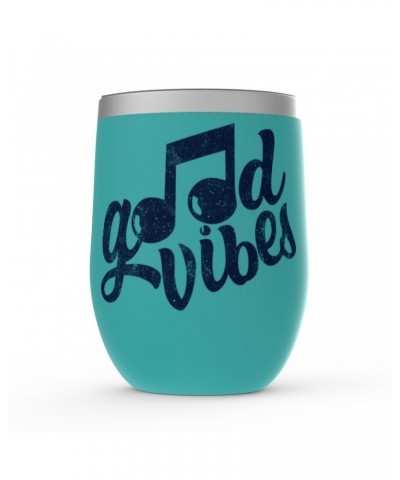 Music Life Stemless Wine Tumbler | Good Vibes Only Stemless Wine Tumbler $7.91 Drinkware