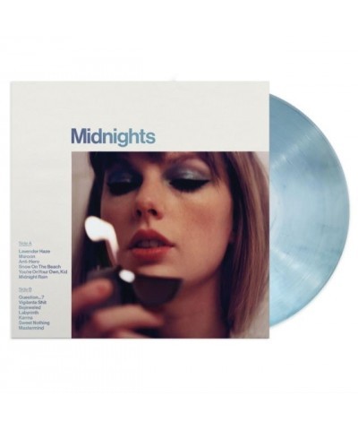 Taylor Swift LP Vinyl Record - Midnights (Moonstone Blue Edition) $8.73 Vinyl