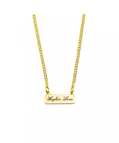 Whitney Houston Higher Love Banner Necklace $23.39 Accessories