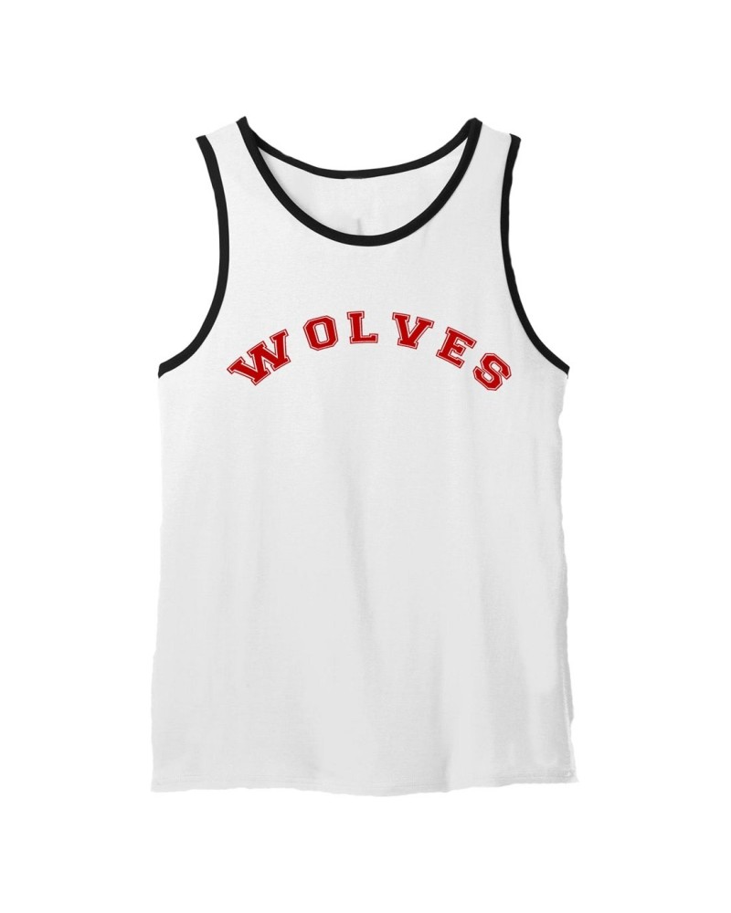 Selena Gomez Wolves Varsity Ringer Tank Top White $5.00 Shirts