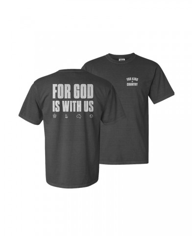 for KING & COUNTRY For God Is With Us Short Sleeve Tee $12.74 Shirts