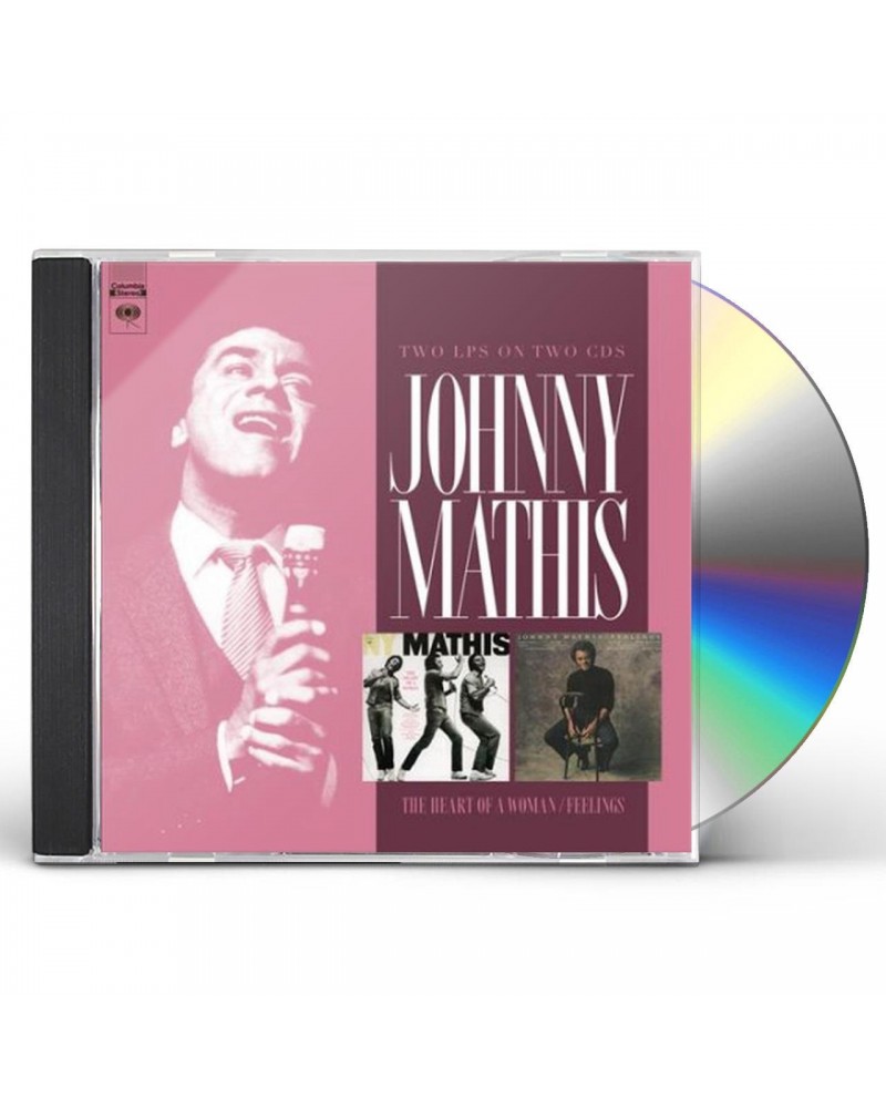 Johnny Mathis Heart of a Woman/Feelings (Expanded Edition) CD $9.36 CD