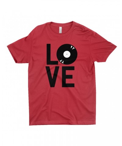 Music Life T-Shirt | Love Is Vinyl Shirt $4.68 Shirts