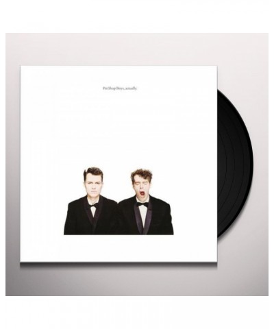 Pet Shop Boys ACTUALLY (2018 REMASTERED VERSION) Vinyl Record $6.16 Vinyl