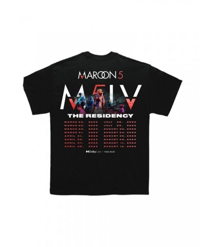 Maroon 5 M5LV Band Dateback Tee $6.65 Shirts