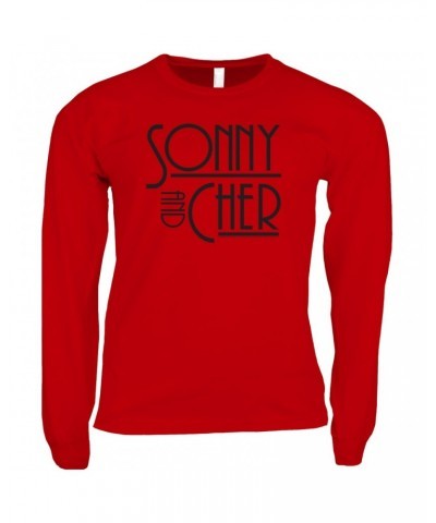 Sonny & Cher Long Sleeve Shirt | Mod TV Show Logo Shirt $7.13 Shirts