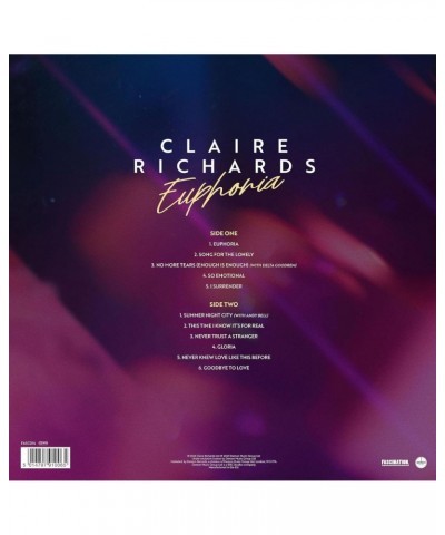 Claire Richards Euphoria (Marble Colored) Vinyl Record $8.13 Vinyl