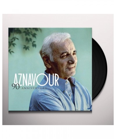 Charles Aznavour 90E ANNIVERSAIRE Vinyl Record $7.13 Vinyl