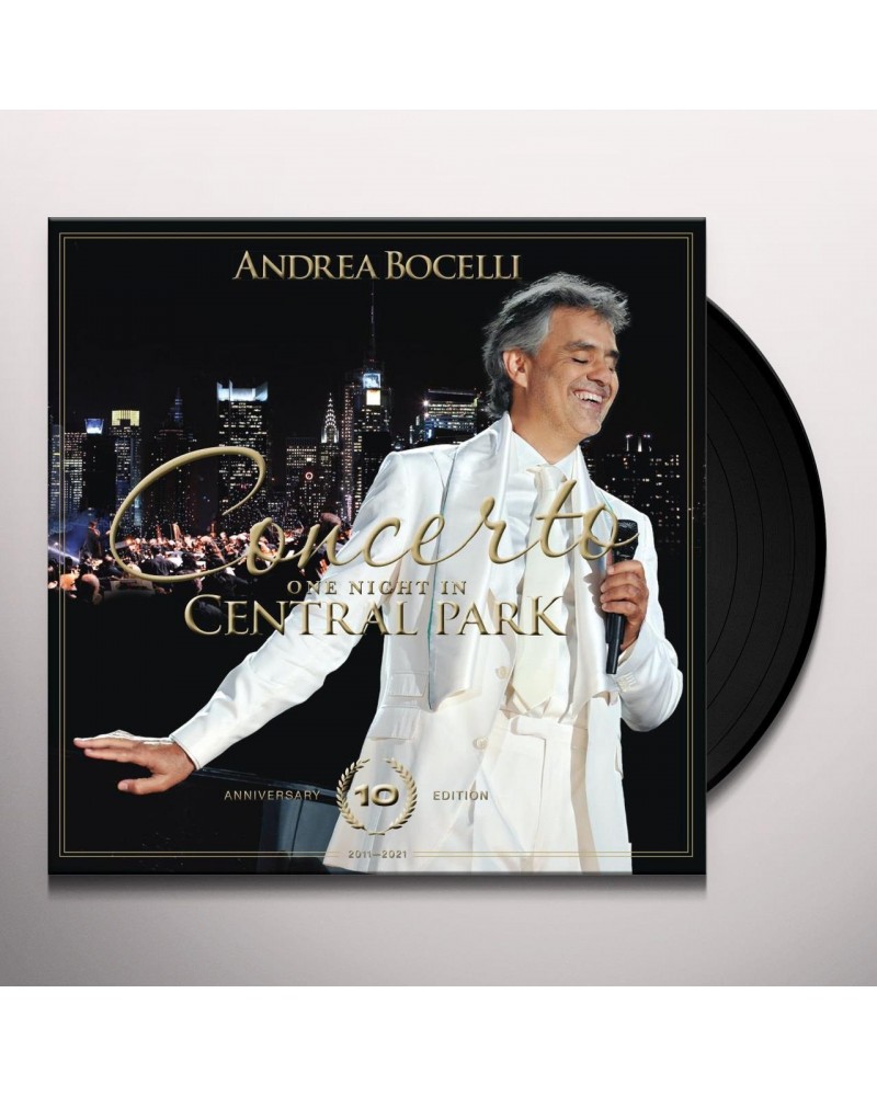 Andrea Bocelli CONCERTO: ONE NIGHT IN CENTRAL PARK - 10TH ANNIVERSARY (GOLD VINYL/2LP) Vinyl Record $7.19 Vinyl