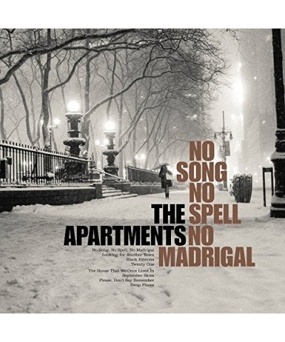 The Apartments NO SONG NO SPELL NO MADRIGAL Vinyl Record $8.80 Vinyl